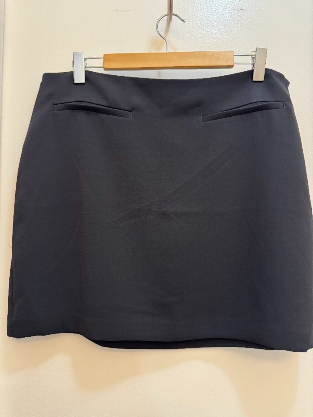 LOFT Versa Crepe Drape Mini Skirt